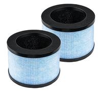 2 Pack JH12 Replacement Filter Compatible with AROEVE DH-JH12 Air Purifier, 4-IN-1 True HEPA & Activated Carbon Air Filter, Replace Part DH-JH12LX