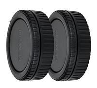 2 Pack JJC Body Cap + Rear Lens Cap Set for Canon RF Mount Camera & Lens