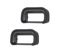 2 Pack JJC Silicone Eyecup for Sony A6700 ILCE-6700 Replaces FDA-EP20 | Soft durable silicone & ABS viewfinder eyecup, 2 Pieces for replacement & spare backup, outdoor portrait & studio shooting