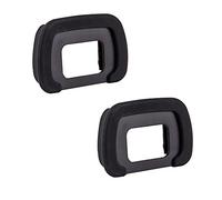 (2 Pack) JJC Soft Silicone Eyecup Eyepiece for Pentax KP, K5, K5II, K5IIs, K-7, K-S1, K-S2, K30, K50, K-70, K500 Replaces Pentax FR Eye Cup