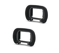 (2 Pack) JJC Soft Silicone Eyepiece for Sony Alpha A1 A1II A9III A7RV A7SIII A7IV ILCE-1 ILCE-1M2 ILCE-7RM5 ILCE-7SM3 ILCE-7M4 Full-Frame Mirrorless Camera Replaces Sony FDA-EP19 Eyecup
