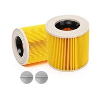 2 Pack Kärcher Filters For Wd2 Wd3 Vacuum Cleaners, Original Replacement, Optimal