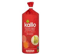 (2 Pack) - Kallo - Org FT Unsalted Rice Cakes | 130g | 2 PACK BUNDLE