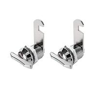 2-Pack Keyless Thumb-Turn Cam Locks for Cabinets, Drawers, Tool Boxes, and Wheelie Bins - Secure and Accessible Storage Solution