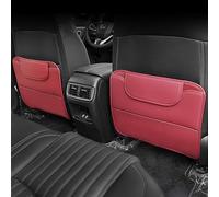 2 Pack Kick Mats Back Seat Protector for Ford Flex/Falcon/Crown Victoria/Freestar/Freestyle Car Seat Protector Multifunctional Back Seat Cover,Red