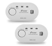 2 Pack Kidde 5CO Carbon Monoxide Alarm, Ten Year Alarm Sensor Life, AA Battery Powered (Replaceable)