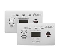 2 Pack Kidde 7DCO Portable Digital Display Carbon Monoxide Alarm for Travel, Holiday, Caravan, Boats & Home - AA Battery Powered