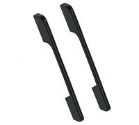 2 Pack Kitchen Cabinet Handles Black Cupboard Handles Door Handles Kitchen Handles Bathroom Drawer Handles Wardrobe Handles Furniture Pulls for Kitchen Wardrobe Hardware CabinetHandle (Hole dista