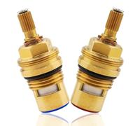 2 Pack Kitchen Faucet Cartridge Replacement Parts for Hansgrohe 94008000 94009000, Cold and Hot Installation Suitable for Shower Valve Cartridge (94009000+94008000)