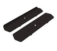 2 Pack Kitchen Faucet Sink Splash Guard, 24" x 5.6'' Upgrade Silicone Faucet Water Catcher Mat, Sink Draining Pad Behind Faucet, Rubber Drying Mat for Countertop, Bathroom, Farmhouse, RV (Black)