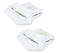 2-Pack Knee Pillow Cover - Replacement Leg Pillowcase - Cooling Pillow Cover - Universal Pregnancy Pillow Cover (2)