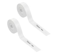 2 Pack Label Maker Tape, Waterproof Self-Adhesive Labels, Thermal Label Paper, Compatible for Qutie/MakeID L1 Q1 E1 for Name Price Shelf Life Classification Storage Labels