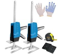 2 Pack Labor Saving Arm Jack, 15in Portable Hand Lifting Tool with Slowly Regulated, Lifting Device with Scale, Tool Lift for Installing Furniture, Windows & Doors, Load-Bear 660LB/300KG