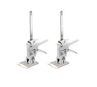 2 Pack Labor Saving Arm Jack, Effort Elevator Handheld Lift, Wall Tile Locator, Door Panel Lift, Washing Machine Leveling, Precise Control Slow Descent, 200kg Lift Capacity