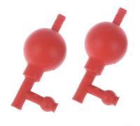 2 Pack Laboratory Pipette Pump Filler with 3 Valves - Rubber Suction Bulb for Liquid Handling - School Science Kit