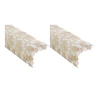 2 Pack Lace Sofa Cover, Embroidery Back Couch Covers, Furniture Protector, Table Cover (60 x 70 cm/23.6 x 27.6)