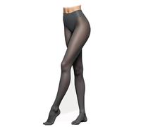 2 Pack Ladie's 30 Denier ULTRA GLOSSY OPAQUE TIGHTS Black Shimmer Mocca Grey fit up to 36-42 inch Hip/One Size (UK, Alpha, One Size, Regular, Regular, Steel Grey)