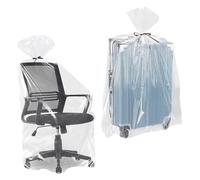 2-Pack Large Plastic Bags,100x150cm Suitcase Storage Bags, Extra Large Storage Bags, Clear Plastic Bags, Waterproof Big Bag for Moving Storing Luggage Quilts Chair Bike, Big Plush Toys