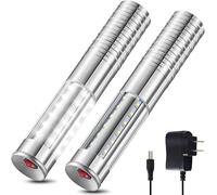 2 Pack LED Bottle Lights - Rechargeable Strobe Sticks and Luminous Sticks for Champagne Bottles Bar, Club, Party, Birthday, Wedding, EventsNew Model