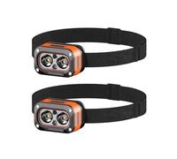 2 Pack LED Head Torch Rechargeable USB C, 1200LM Super Bright Headlamp Headlight with 3 Modes & 45° Adjustable Angle, Sensor Switch, IPX4 Waterproof Powerful, for Running, Camping, Father Day Gifts