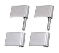 2 Pack Left Hand Steel Lift Off Leaf Hinges 50x80mm Heavy Duty Door Hinge