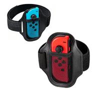 [2 Pack] Leg Straps for Nintendo Switch Sports Play Soccer/Switch Ring Fit Adventure,Game Accessory Adjustable Elastic Strap for Switch OLED/Switch Controller, 2 Size Leg Band for Kids& Adults