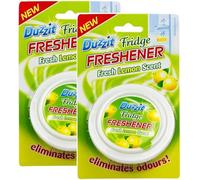 2 Pack Lemon Scented Fridge Deodoriser Fragranced - Fridge Freshener Eliminates Odours Long Lasting Odour Remover - Lasts Up to 3 Months