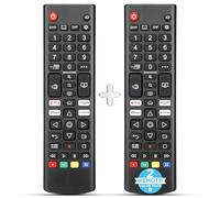 2 Pack LG TV Remote Control Replacement for All LCD LED HDTV UHD 3D 4K NanoCell Models - AKB75095308 AKB75095307 AKB7415324 LG Remote Control for TV with Smart Buttons