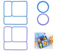 2-Pack Lid Seal Gasket for OmieBox,Leak-Proof Fit Seal Replacement for Omie Lunch Box Accessories,Quick Drying Replacement Parts for Kids with Insulated Food Containers Food Grade Silicone Rubber