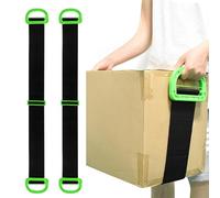 2 Pack Lifting Straps for Movers Adjustable Lifting Moving Straps Multifunctional Furniture Moving Strap for Furniture Mattress Boxes