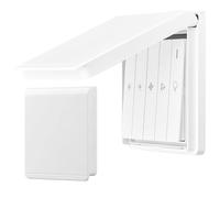 2 Pack Light Switch Guard Child Proof Wall Switch Cover Transparent Ultra-Thin Socket Protection Light Switch Guard Cover Prevents Accidental Switch Flips by Children and Adults Home Safety(White)