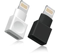 2 Pack Lightning Charging Extender Cord,[Apple MFi Certified] iPhone Charger Extension Cable Male to Female Dock Extender Compatible with iPhone 14 13 12 11 X XS XR 8 7 6 5 Transfer Audio Video Data
