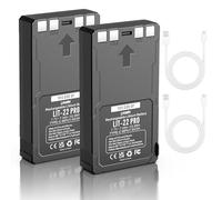 2 Pack LIT-22 Battery 7000mAh Rechargeable Lithium Battery for SPYPOINT Trail Camera - Compatible with Flex-M, Flex G-36, Flex-Plus, Flex-S Cellular Trail Cameras (Includes Type-C Cable)