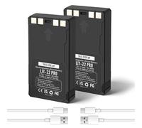 2-Pack LIT-22 Pro Rechargeable Battery for Spypoint Cellular Trail Wildlife Camera (Flex-M S G-36 Plus Dark S-Dark) Flex Solar System Replacement Twin pack Battery with Type-C Charging Cable 7000mAh