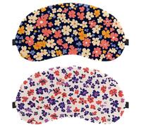2 Pack Little Flower Pattern Eye Mask for Side Sleeper, Sleeping Mask, Sleep Eye Mask, Soft Eye Shade Cover for Travel, Nap, Plane, Light Blocking