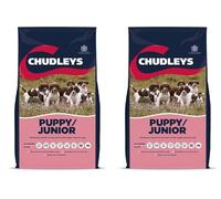 (2 Pack) Lothian Stores UK Chudleys Puppy/Junior 14kg (Total 24kg) - Dry Dog Food