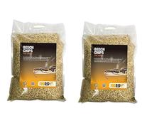 (2 Pack) Lothian Stores UK ProRep Beech Chips Coarse Grade 25 Litre