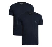 2 Pack Lounge Crew Neck Regular T-Shirt Blue XXL