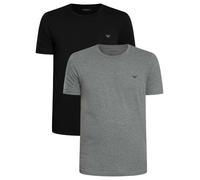 Emporio Armani Em000391_af18881 Short Sleeve Base Layer 2 Units Black,Grey M Men