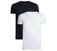 Gant for man. 900012008 Set of 2 round neck t-shirts black, white (M), Homewear, Cotton, Short sleeve