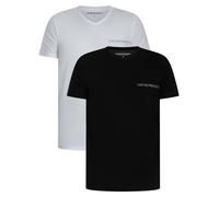 2 Pack Lounge V-Neck T-Shirt Black/White M