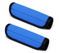 2 Pack Luggage Handle Wrap for Suitcase, Blue Luggage Handle Wraps Comfortable Neoprene Suitcase Identifiers Tags Luggage Makers Covers Travel Accessories for Easy Identifying