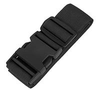 2 Pack Luggage Straps for Suitcases - Adjustable Heavy Duty Suitcase Belts, Secure Travel Baggage Ties, Extra Strong Safety Straps for Luggage Bag (Black)