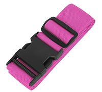2 Pack Luggage Straps for Suitcases - Adjustable Heavy Duty Suitcase Belts, Secure Travel Baggage Ties, Extra Strong Safety Straps for Luggage Bag (Pink)