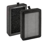 2 Pack LV-H128 Replacement Filter Compatible with LEVOIT LV-H128/ ROVACS (RV60)/ PUURVSAS (HM669A) Air Purifier, LV-H128 H13 True HEPA Filter, 3-in-1 Activated Carbon Filters, Replace #LV-H128-RF