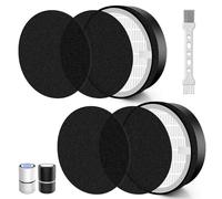 2 Pack LV-H132 Replacement Filter for LEVOIT LV-H132 Air Purifier, 3-in-1 HEPA and Activated Carbon Filter with 4 Activated Carbon Pre-Filters & 2 HEPA Filter, Part # LV-H132-RF