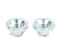 2-Pack M16x1.5 Wheel Hub Driveshaft Nut 12-Point | M16x1.5 thread, 12-point socket, self-locking design, fits front axle, direct OEM replacement