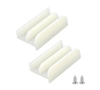 2 Pack M6219 Sliding Shower Door Bottom Guide, Shower Door for Guide Sliding Shower Door, Shower Door Bottom Guide