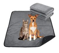 2-Pack Machine-Washable Puppy Pee Pads, Non-Slip Absorbent Mats For Dogs, Perfect For Home, Travel, Crates, And Whelping, 39 X 28 Inches