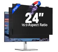 [2 Pack] Magnetic Computer Privacy Screen 24 Inch, Removable Hanging Privacy Screen Shield for Frameless Monitor 16:9 Widescreen, Anti Blue Light Privacy Filter, Anti-Glare Protector